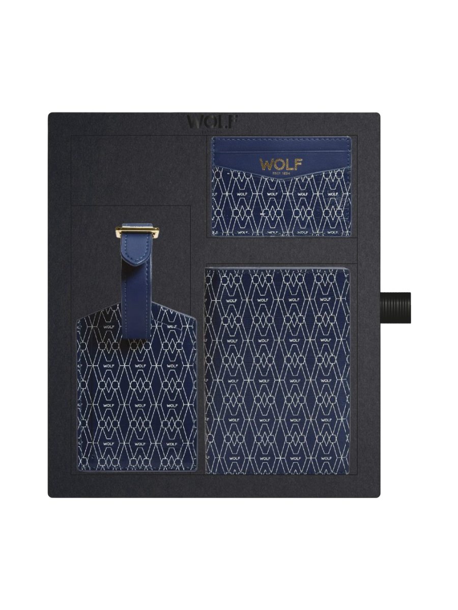 
Coffret cadeau de voyage « Signature » - Bleu