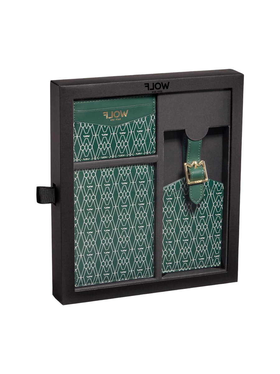 
Coffret cadeau de voyage « Signature » - Vert foncé