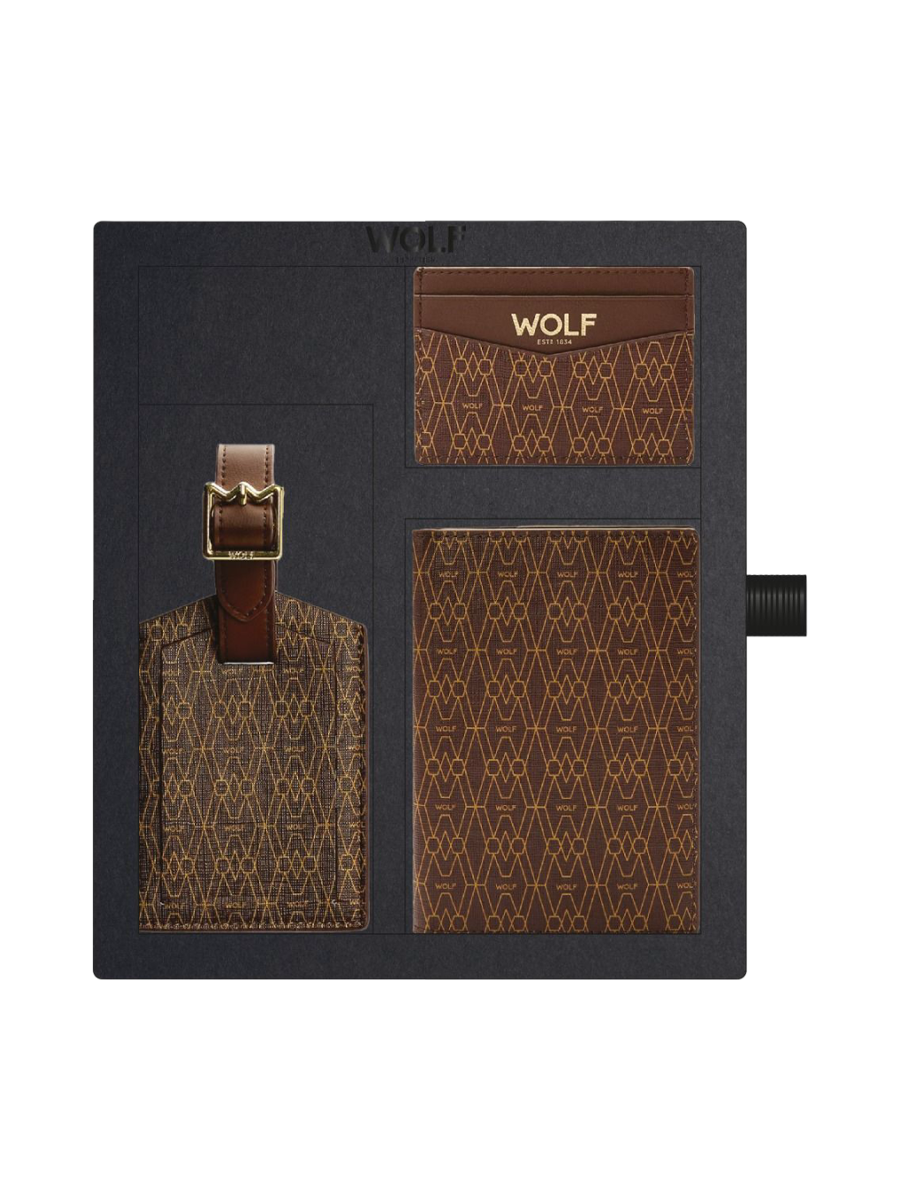 
Coffret cadeau de voyage « Signature » - Marron