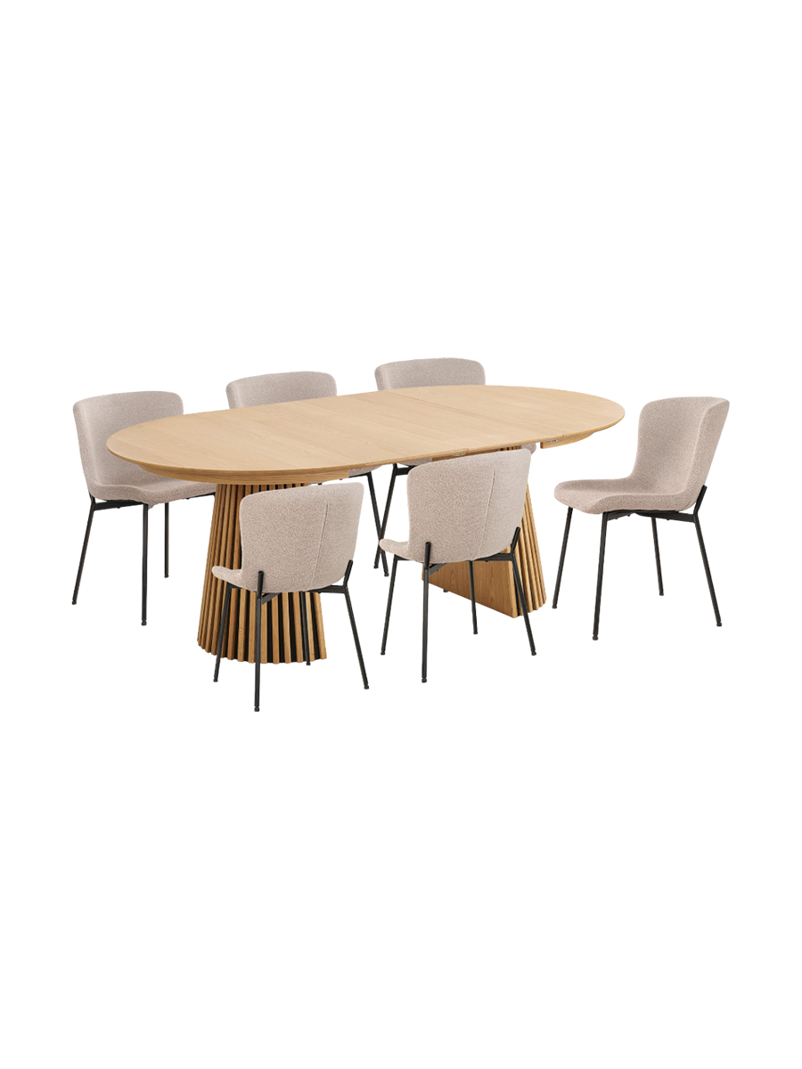 
Set da pranzo di design „Osakka & Maceda“ composto da 7 pezzi