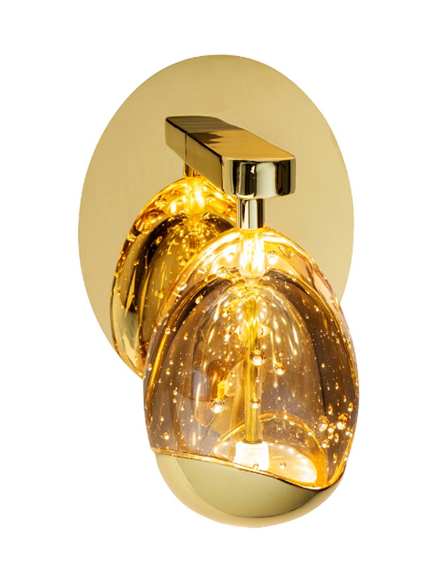 
Dimmbare LED Design Wandlampe „Rocio“, Gold