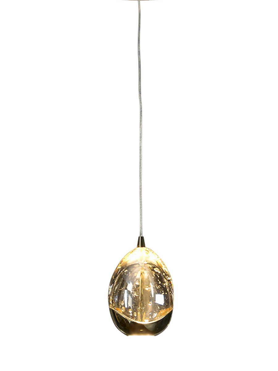 
Lampada a sospensione di design a LED dimmerabile «Rocio» a 1 luce, oro