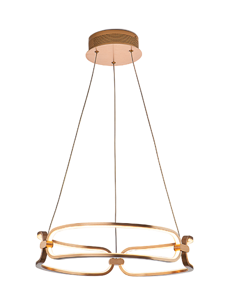 
Dimmbare LED Design Hängelampe „Colette“ Ø 47 cm, Roségold