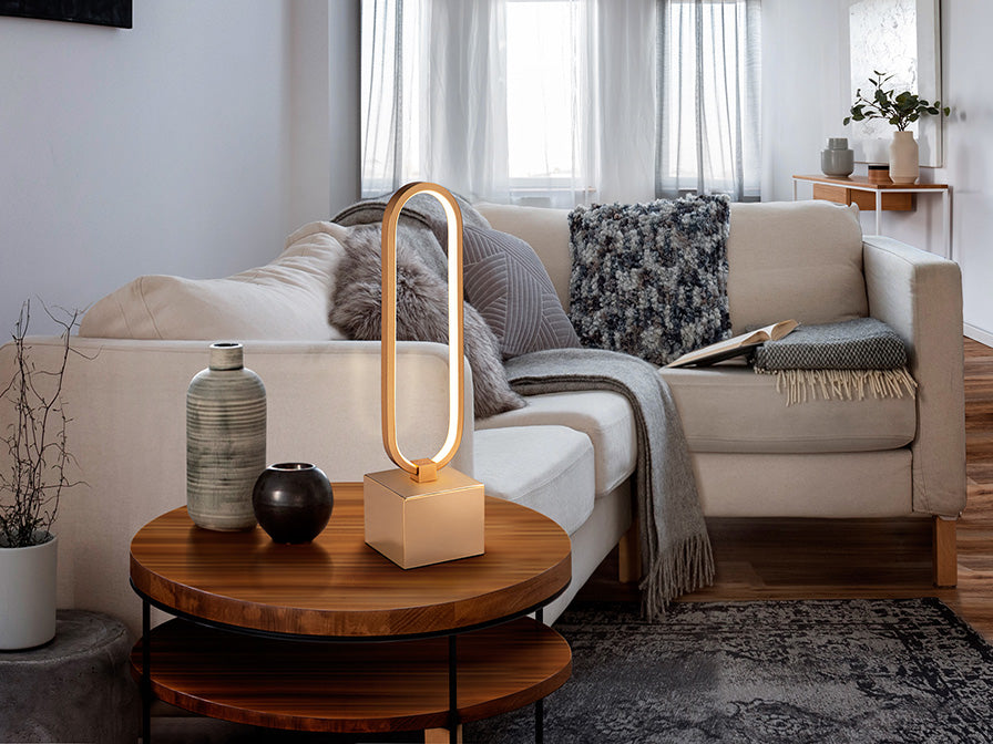 
Dimmbare LED Design Tischlampe „Colette“