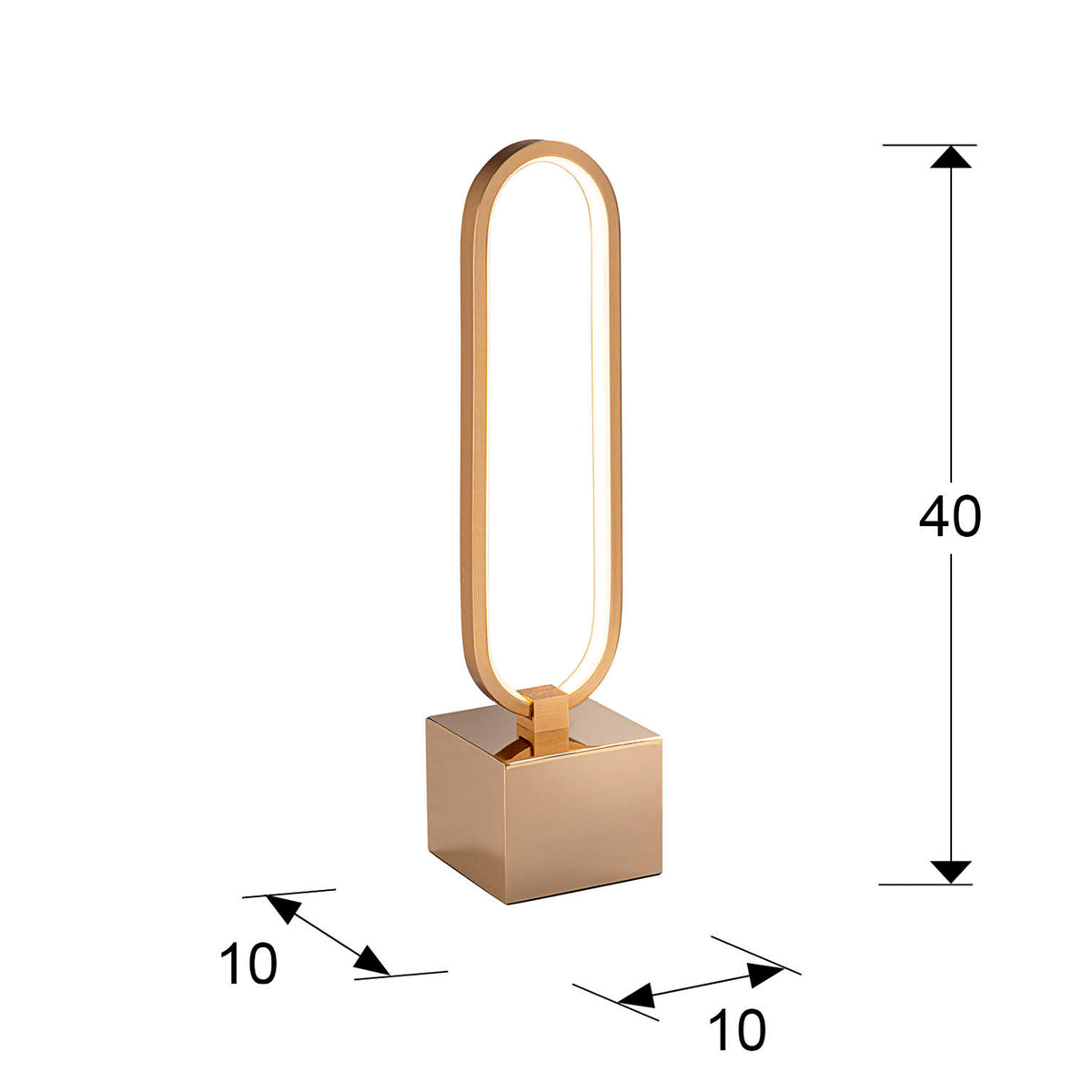 
Lampe à poser LED design à intensité variable « Colette »