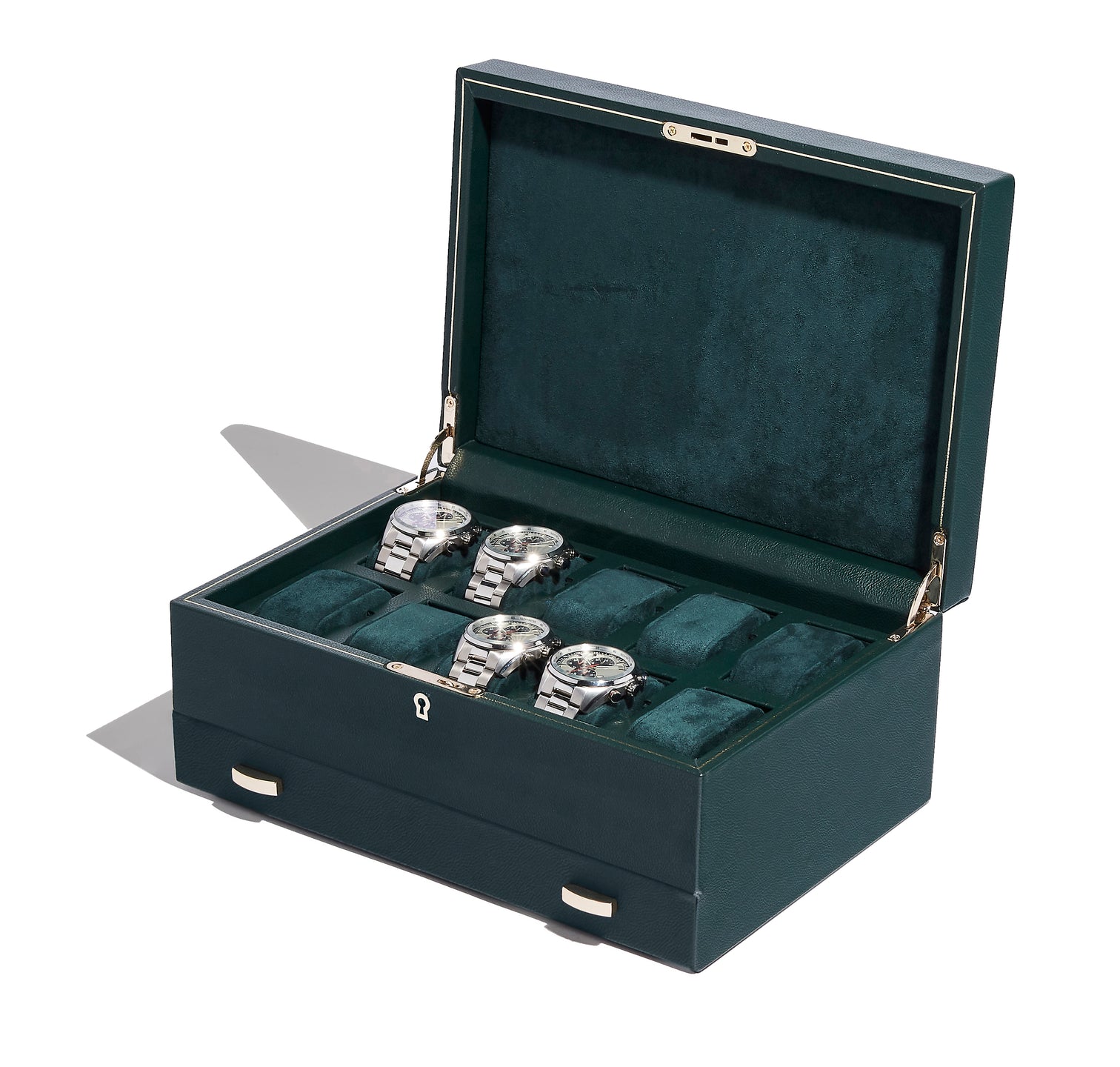 
Boîte à montres « British Racing » pour 10 montres-bracelets - Vert foncé