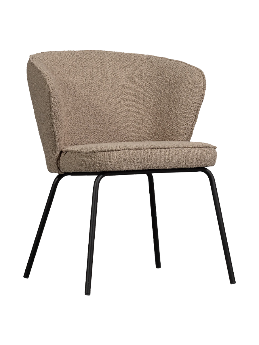 
Sedia da pranzo di design «Admito» - Beige Bouclé