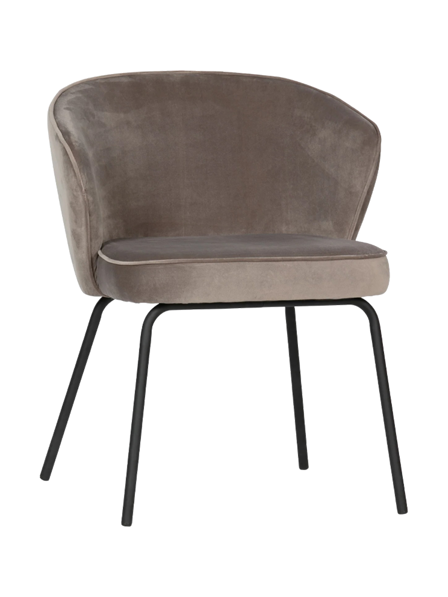 
Sedia da pranzo di design «Admito» - Camoscio Khaki