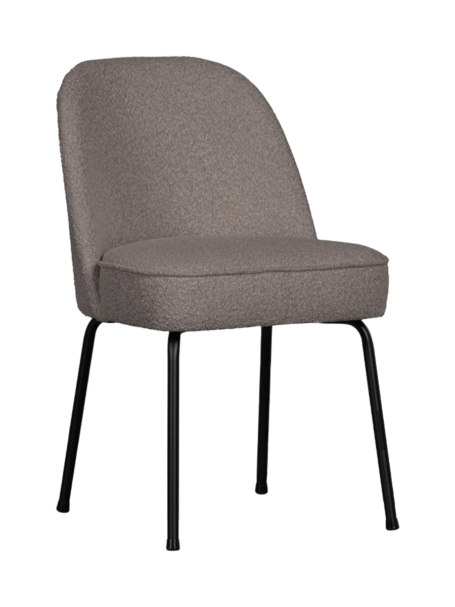 
Sedia da pranzo di design «Vogue», disponibile in molti colori - Bouclé Nougat