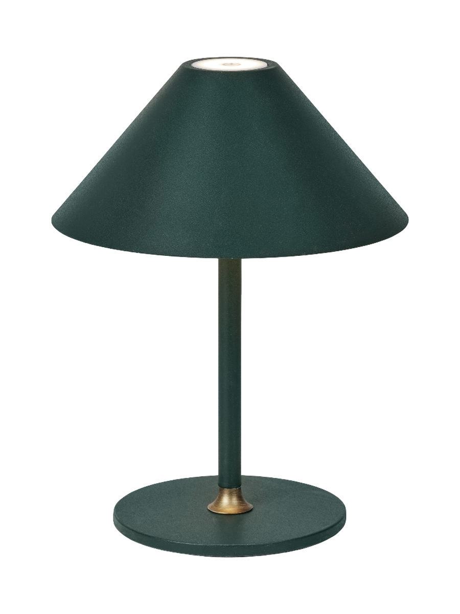 
"Hygge" Outdoor Design Table Lamp - Dark green / Large