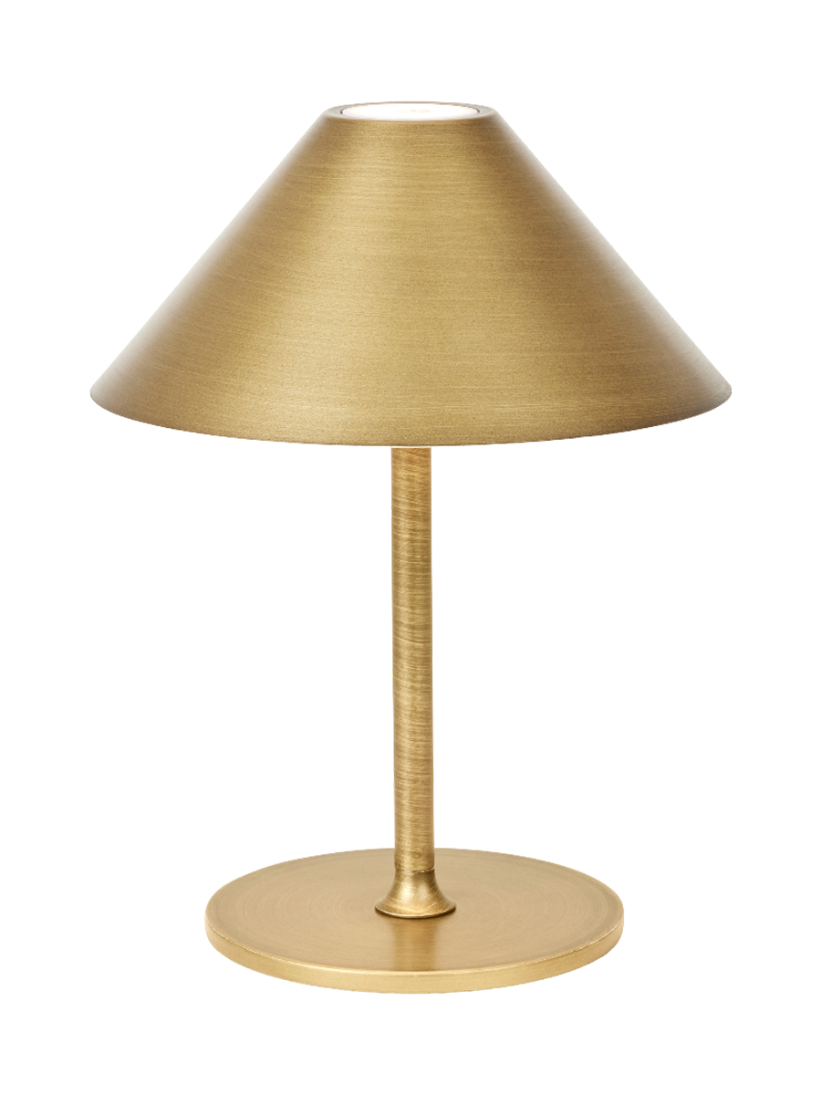 
"Hygge" Outdoor Design Table Lamp - Brass / Large
