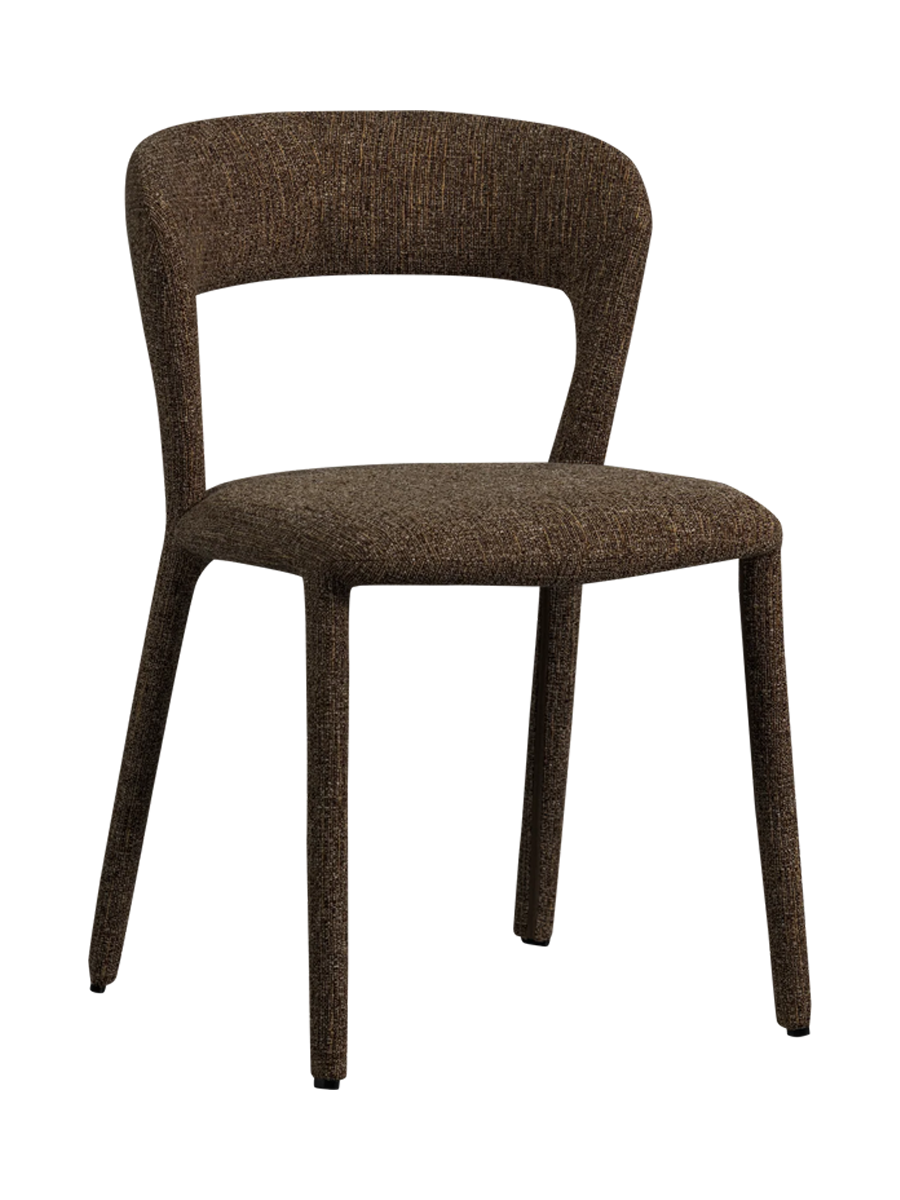 
Sedia da pranzo di design «Noblet» - Mélange marrone scuro