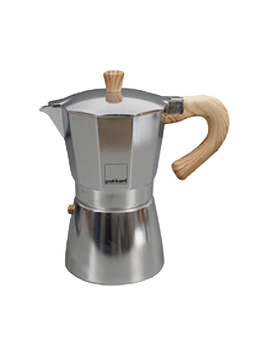 
Designer Espresso Maker "Venecia" - Silver - for 9 cups
