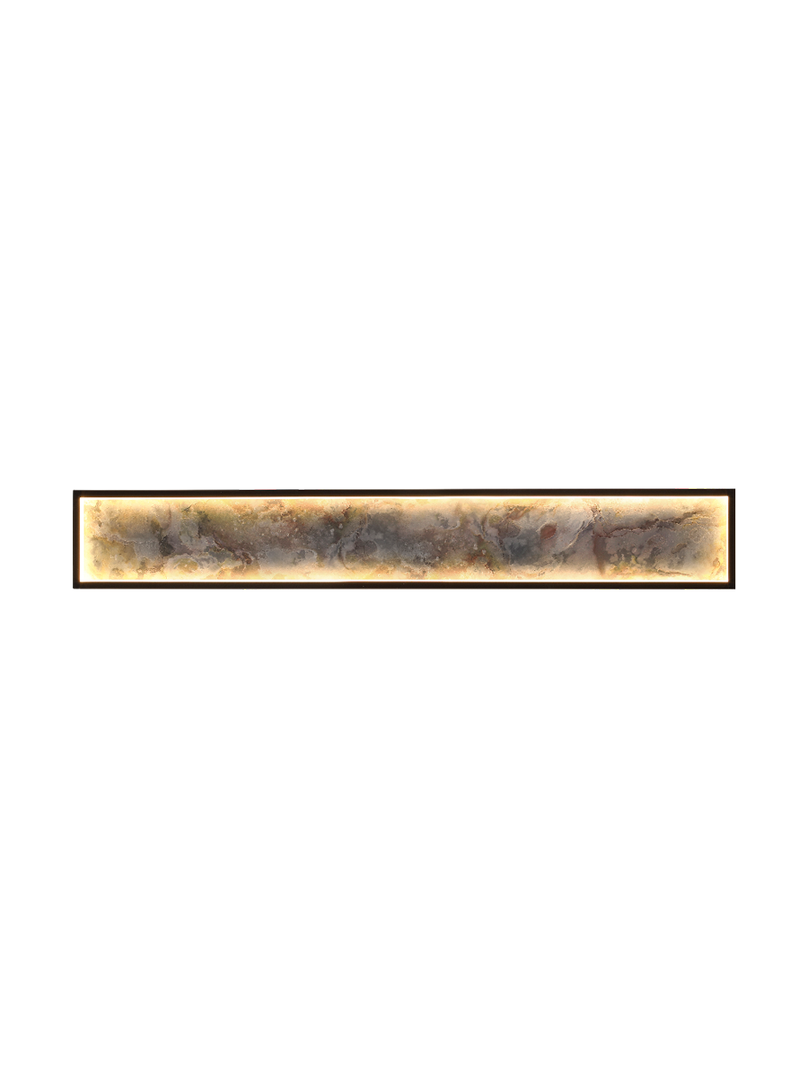 
LED Design Wand- & Deckenlampe „Stone“ mit Farbtemperatursteuerung - 15 x 100 cm