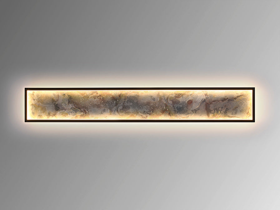 
Lampada da parete e plafoniera di design a LED «Stone» con regolazione della temperatura del colore - 15 x 100 cm