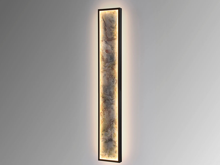 
Lampada da parete e plafoniera di design a LED «Stone» con regolazione della temperatura del colore - 15 x 100 cm