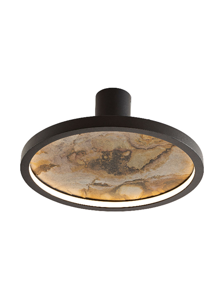 
LED Design Wandlampe „Stone“ mit Farbtemperatursteuerung - Ø 32 cm