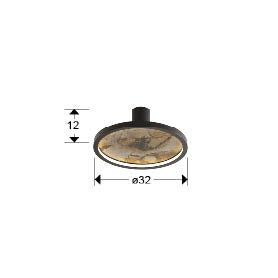 
Lampada da parete di design a LED «Stone» con regolazione della temperatura del colore - Ø 32 cm