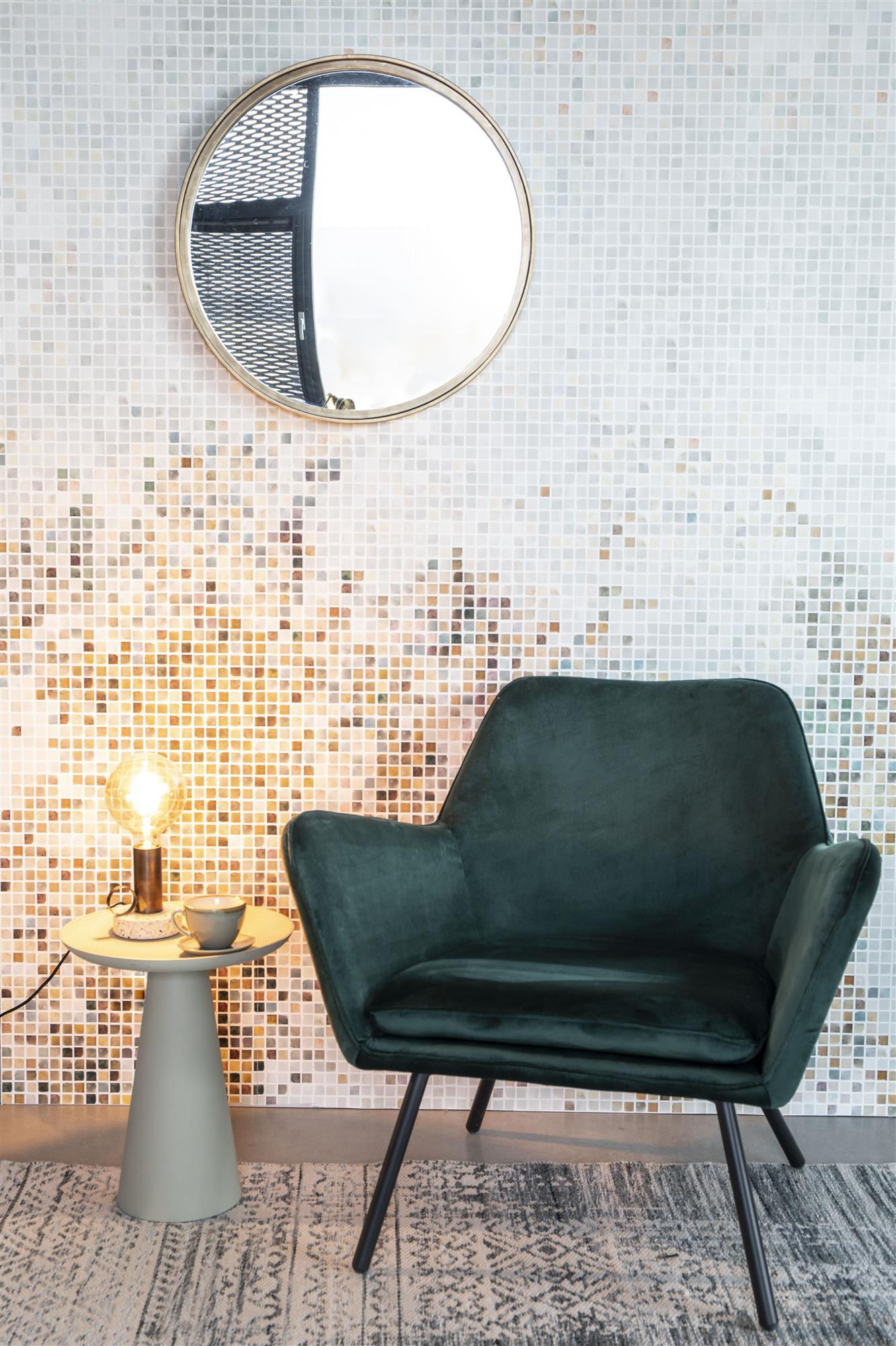 
"Matz" Round Designer Wall Mirror Ø 60 cm