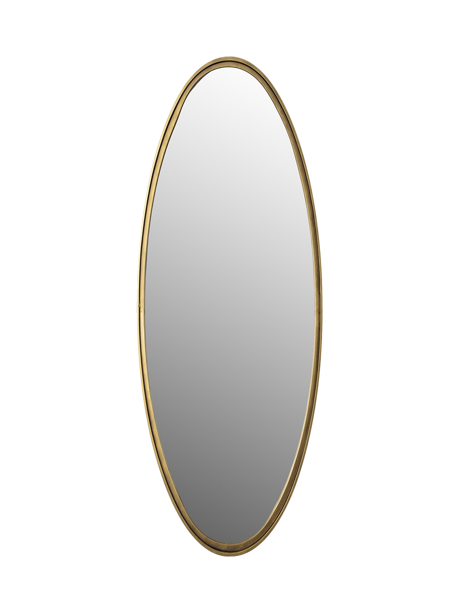 
"Matz" Oval Design Wall Mirror, Various Sizes - 160 x 60 cm / Gold