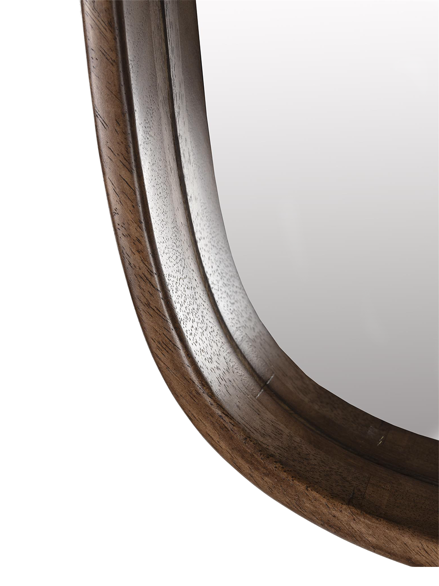 
"Nyko" Designer Wall Mirror with Wooden Frame, various sizes - 50 x 50 cm