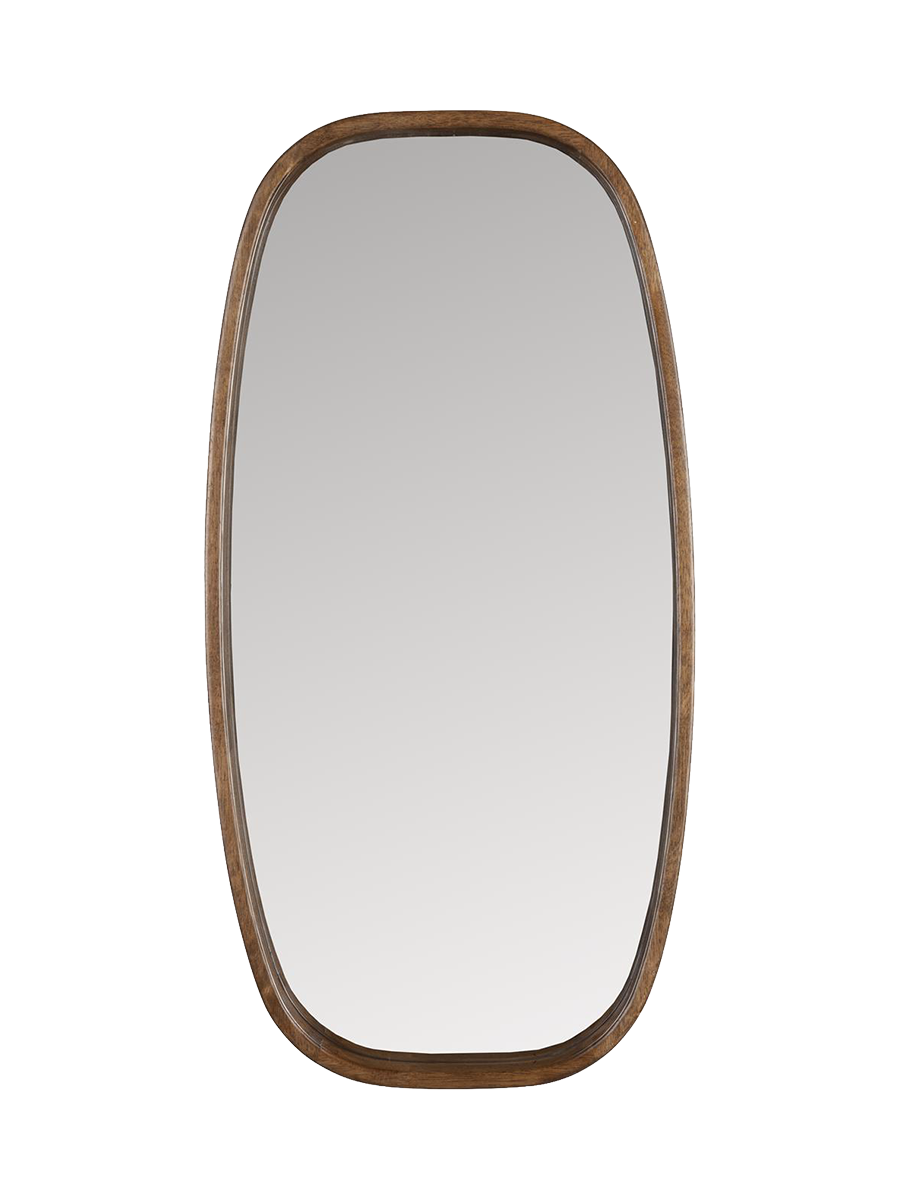 
"Nyko" Designer Wall Mirror with Wooden Frame, various sizes - 80 x 40 cm