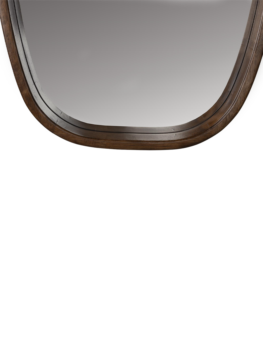 
"Nyko" Designer Wall Mirror with Wooden Frame, various sizes - 80 x 40 cm
