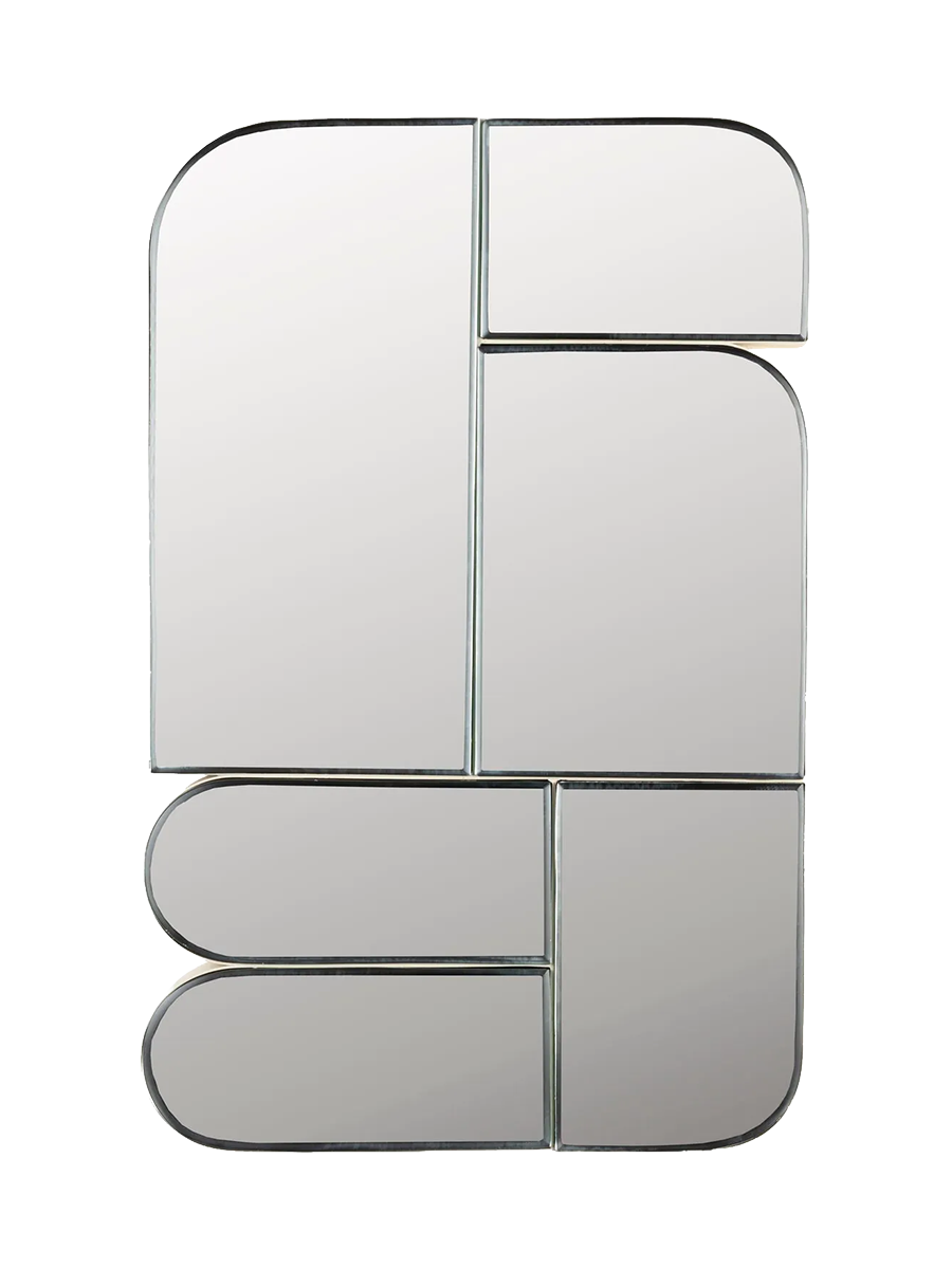 
Specchio da parete di design «Glamour» 70 x 45 cm - Beige