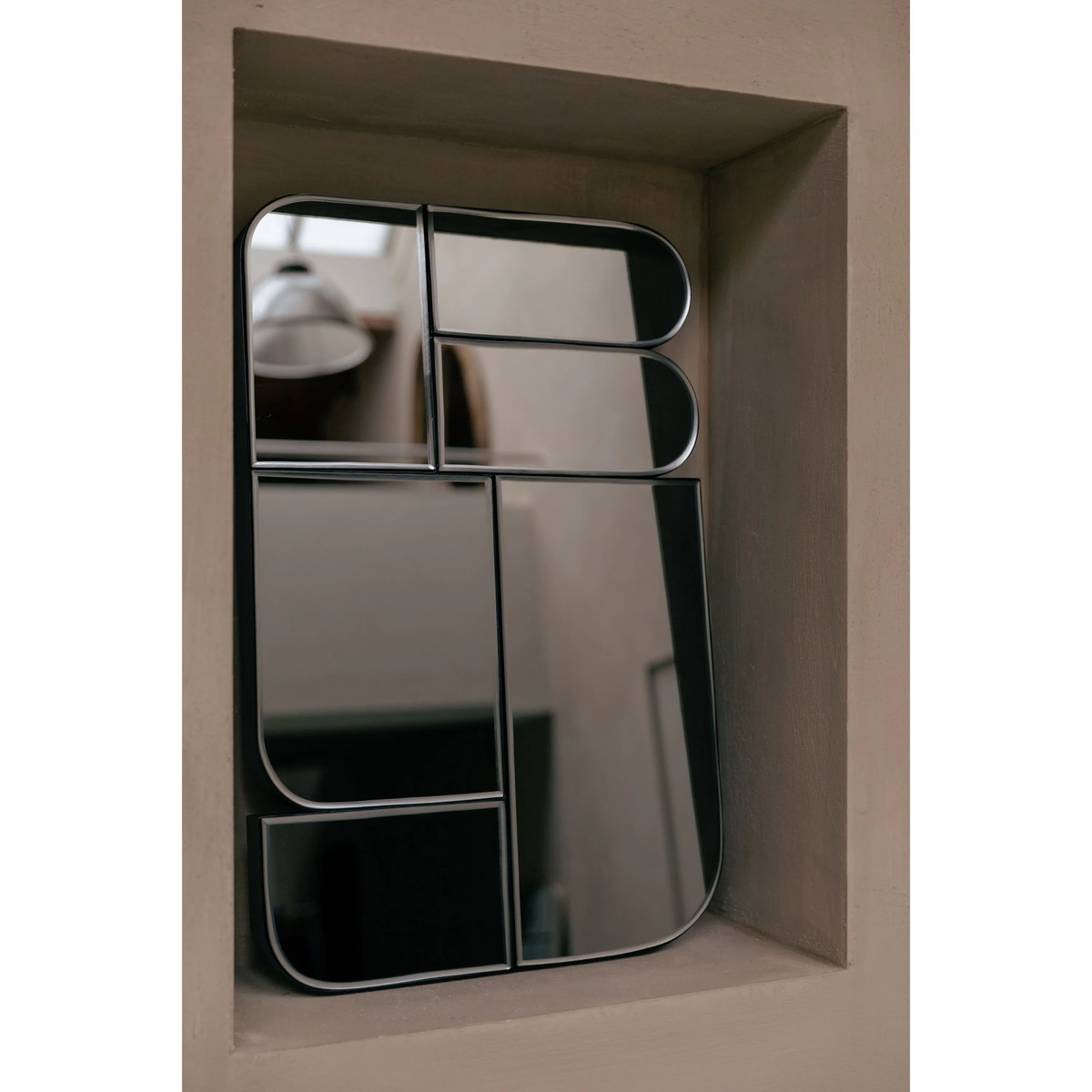 
Specchio da parete di design «Glamour» 70 x 45 cm - Marrone scuro