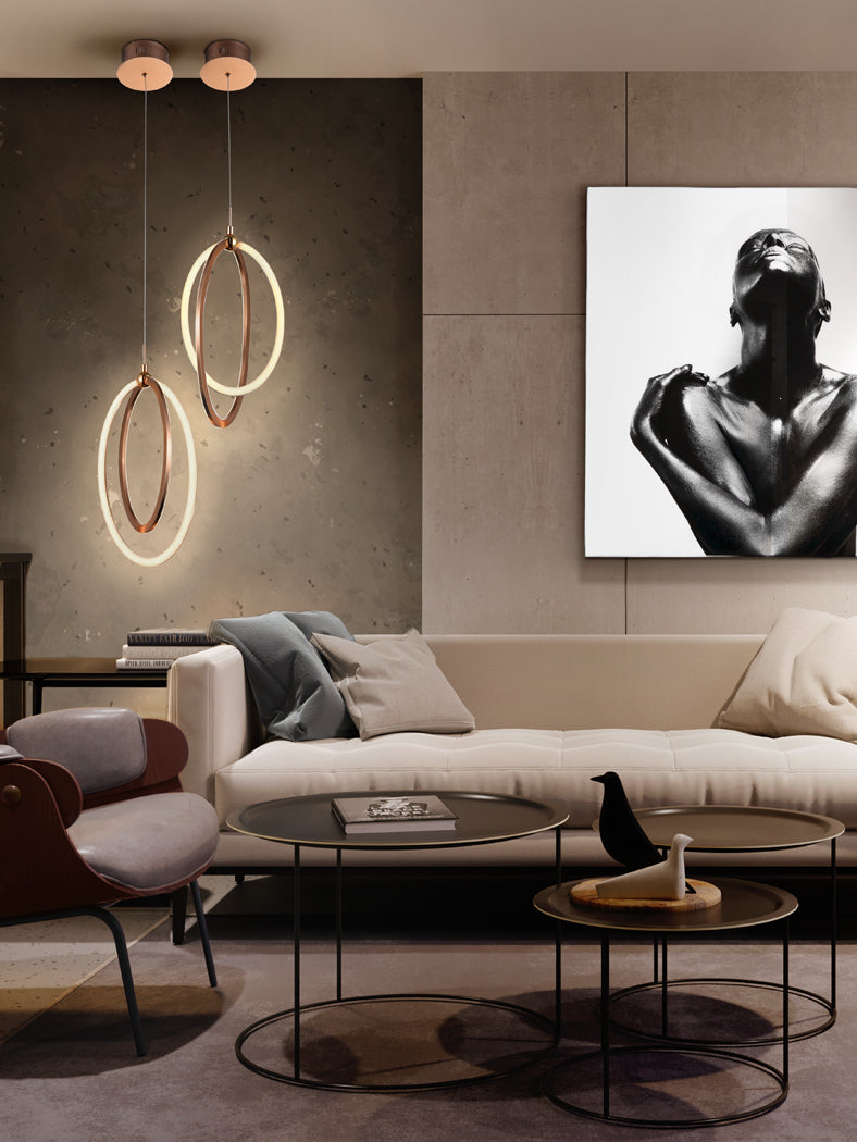 
LED Designer Pendant Light “Ocellis”