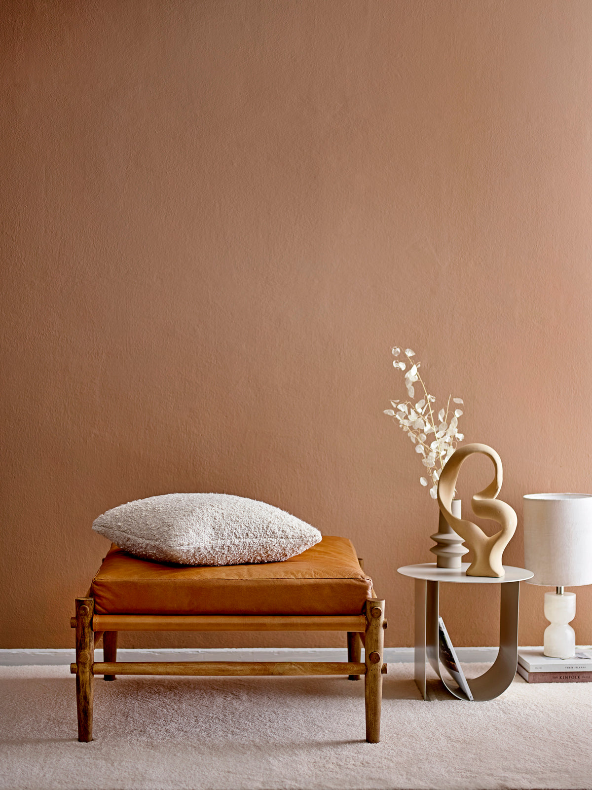 
Designer Side Table "Cher" - Sand