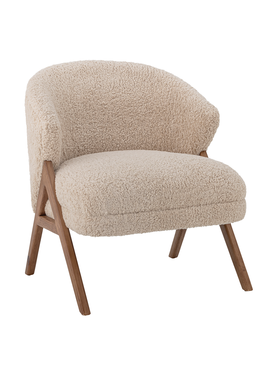 
High-quality lounge chair "Camino" - Light beige