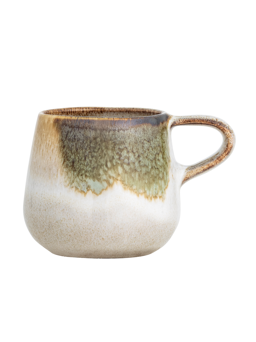 
Tasse artisanale « Jules » 300 ml - Multicolore Vert