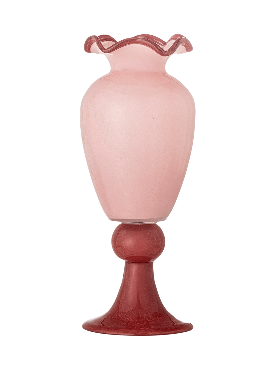 
Hand-blown Designer Vase "Frills"