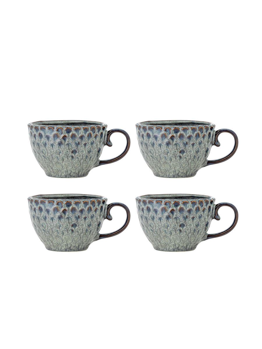 
Handgefertigte Tasse „Katrina“, 4er-Set
