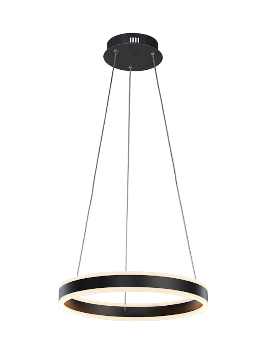 
LED Design Pendellampe „Helia“ - Blattgold-Finsih / Ø 50 cm