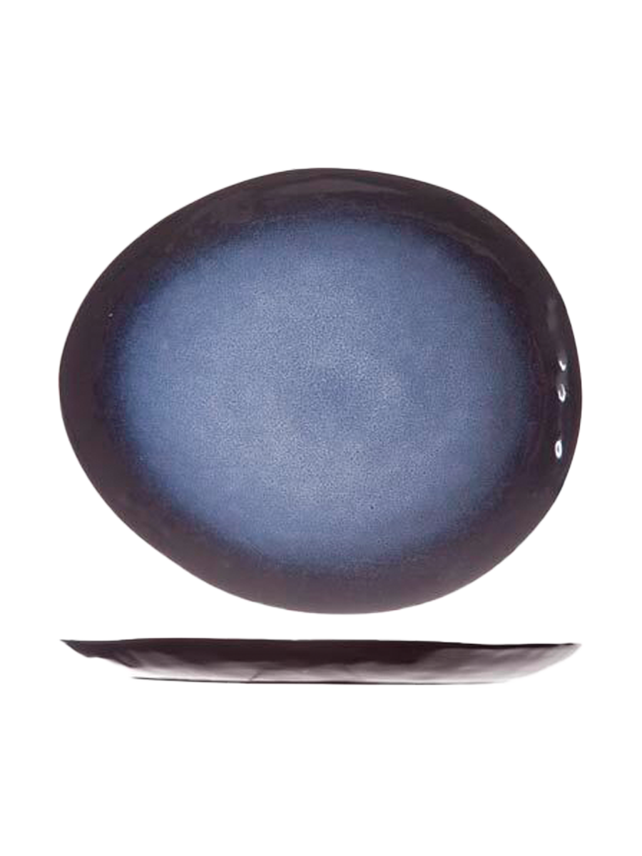 
Oval Dinner Plate "Sapphire"