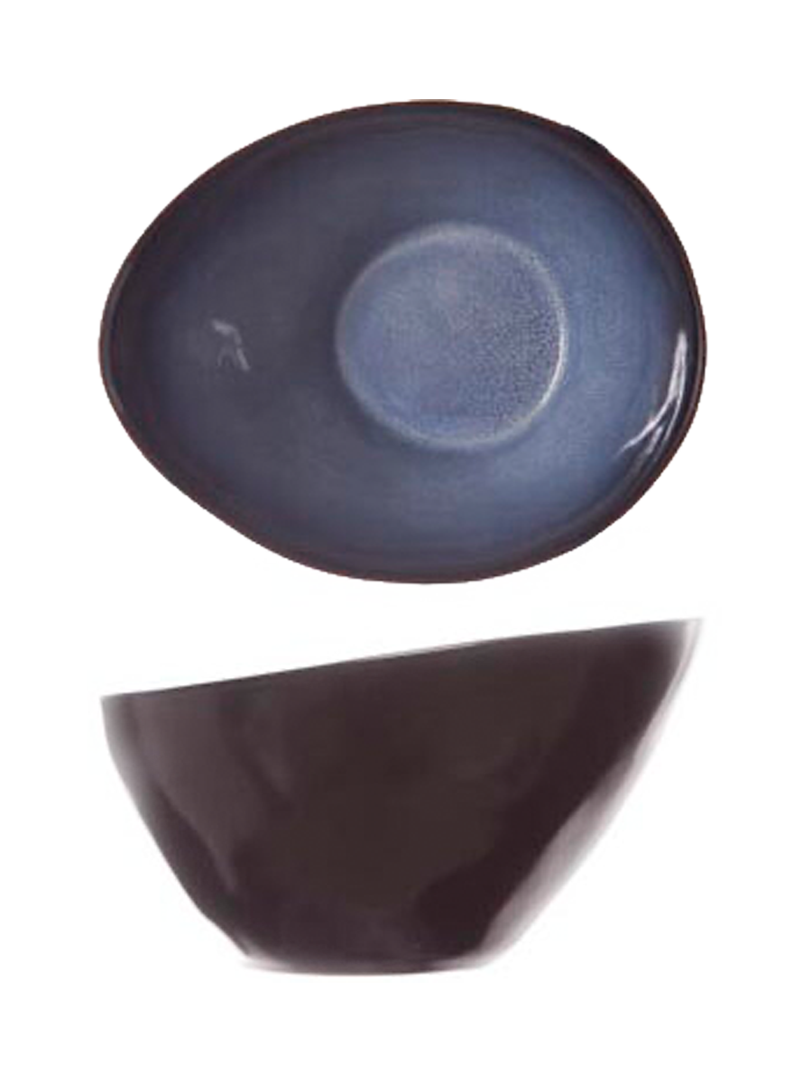 
Grosse, ovale Suppen- und Getreideschale „Sapphire“