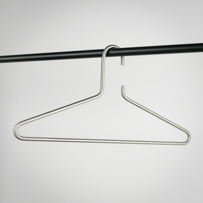 
Design Metall-Kleiderbügel „Senza“, 3er-Set - Edelstahl