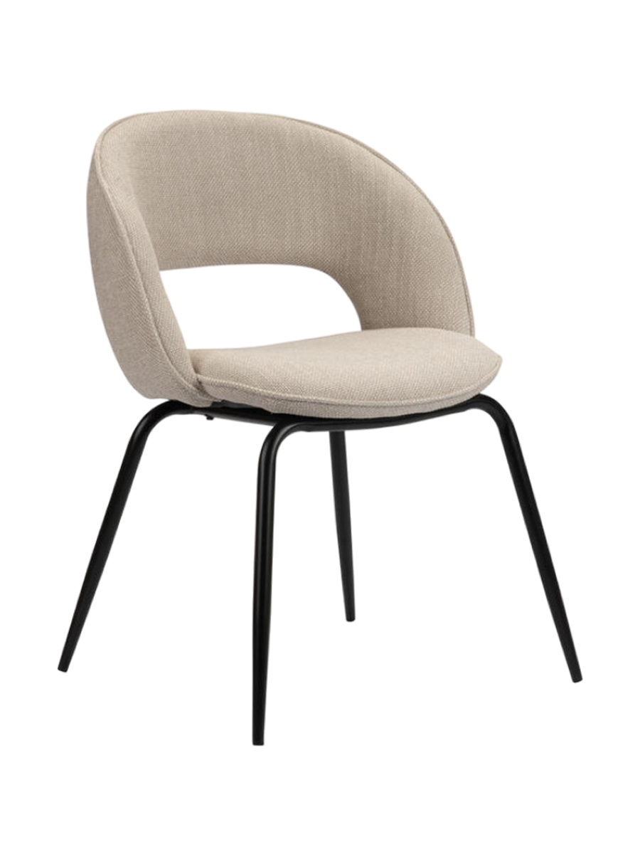 
Design Stuhl „Rainbow“ - Beige
