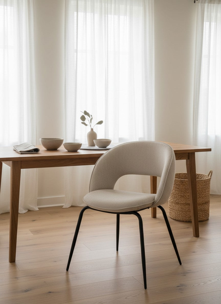 
Design Stuhl „Rainbow“ - Beige