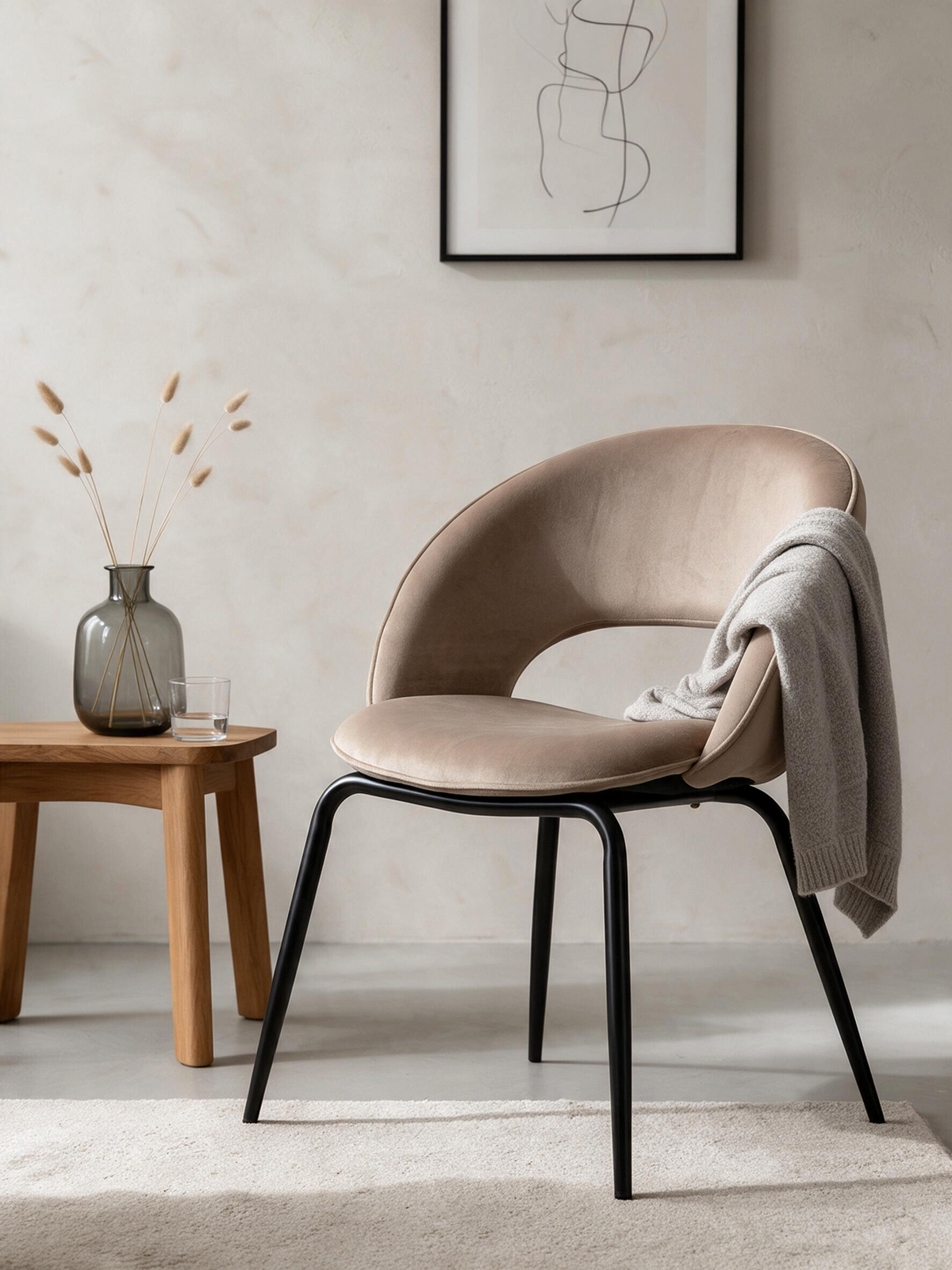 
Designer Chair "Rainbow" - Sand