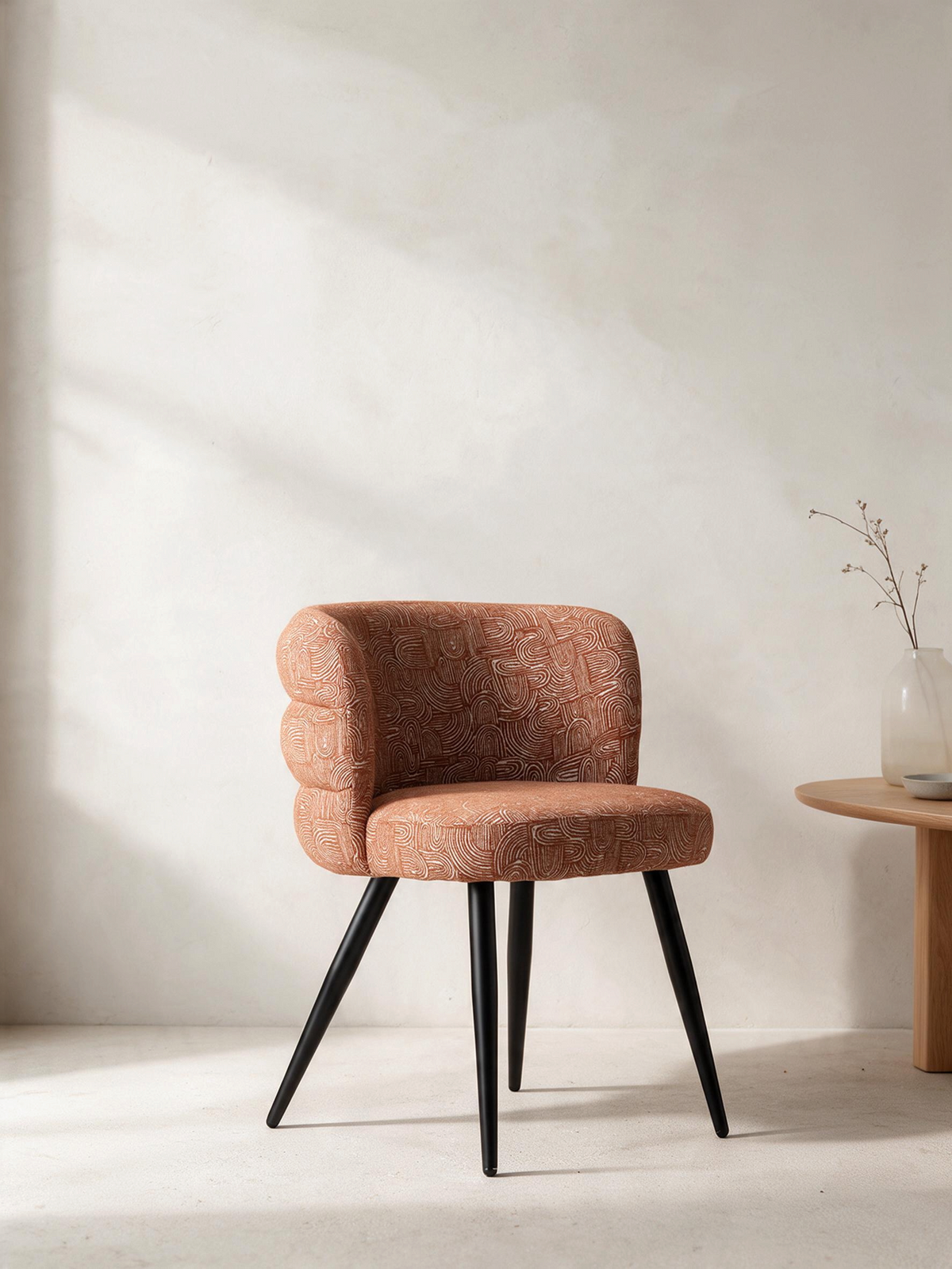 
Sedia di design «Cloud» - Safiya Terracotta