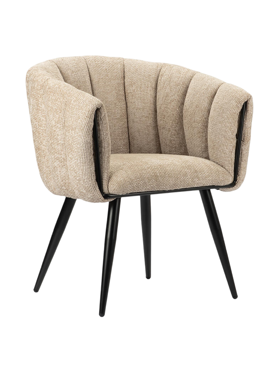 
Design Stuhl „Breeze“ mit Armlehnen - Latte