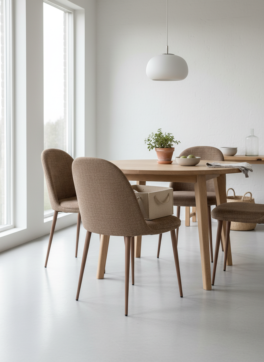 
Design Stuhl „Egg“ - Caramel