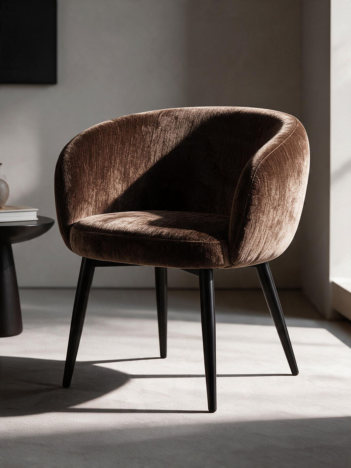 
Poltrona di design „Nox“ - Terra d'ombra