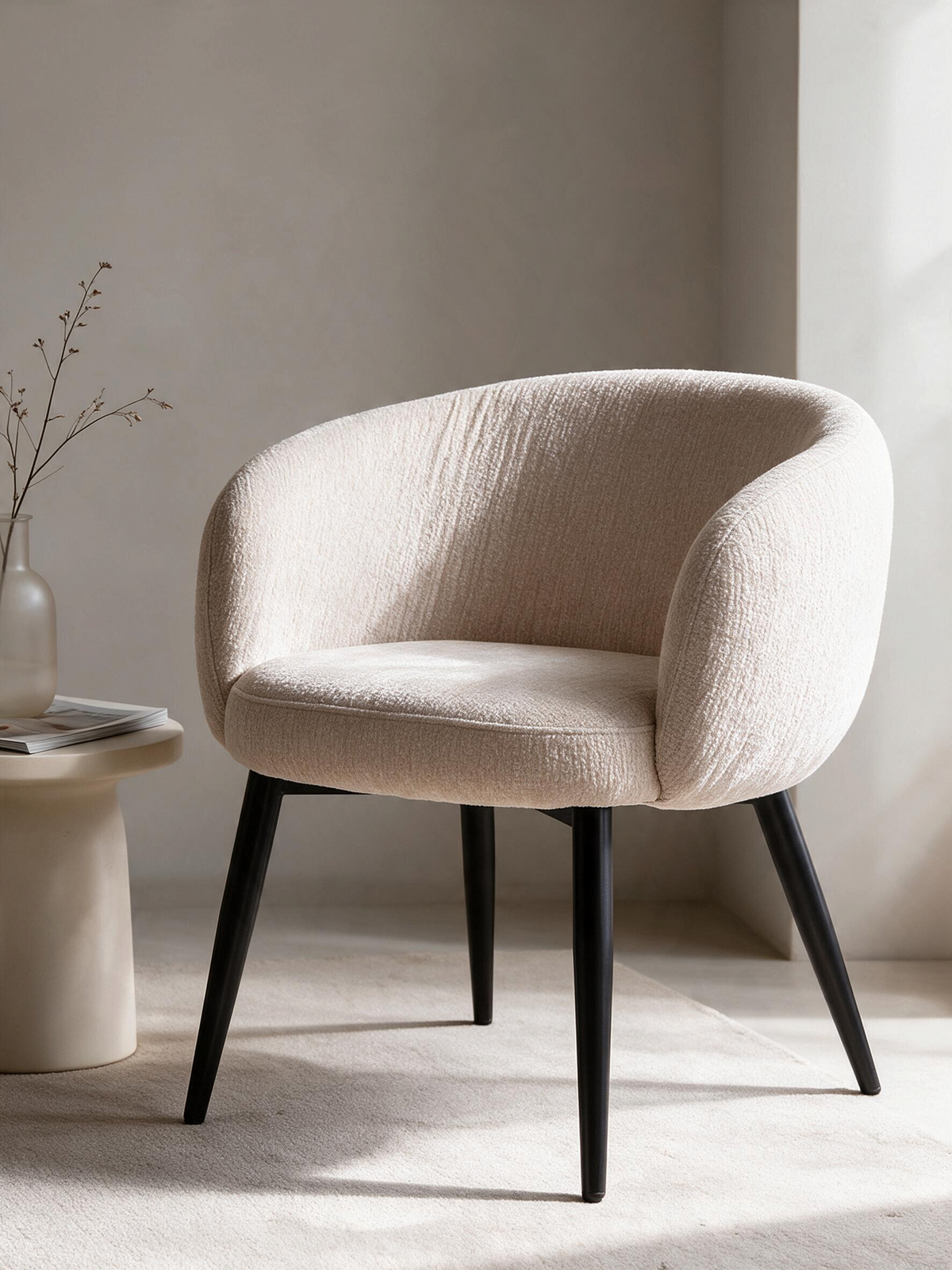 
Poltrona di design „Nox“ - Creme