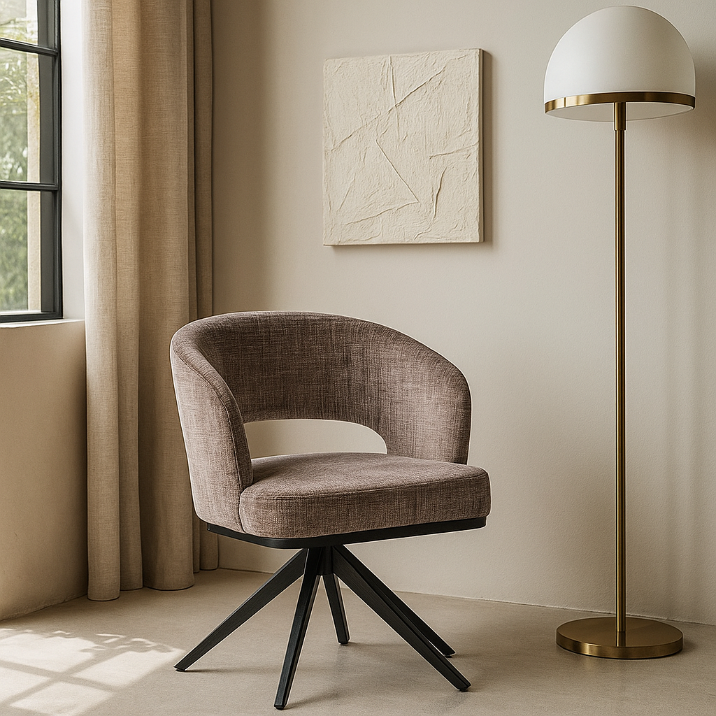 
Poltrona di design „Alena“ - Visone