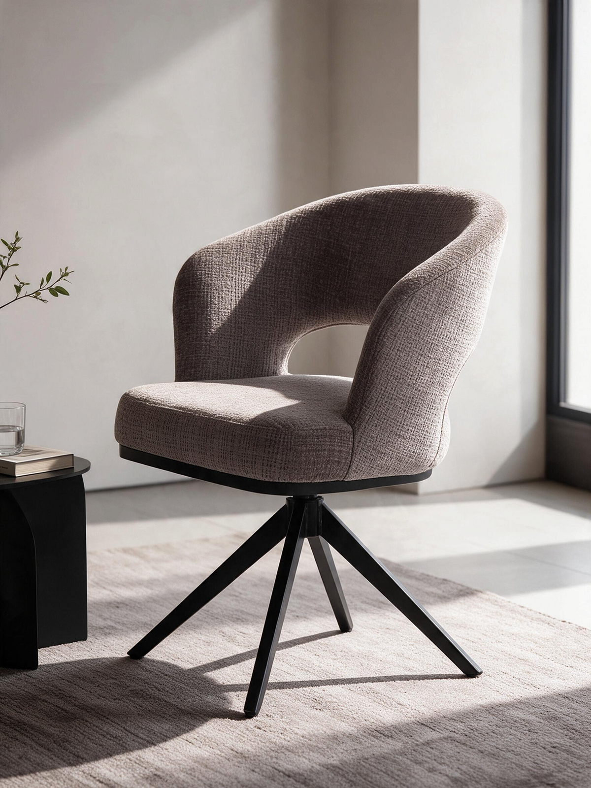 
Poltrona di design „Alena“ - Visone
