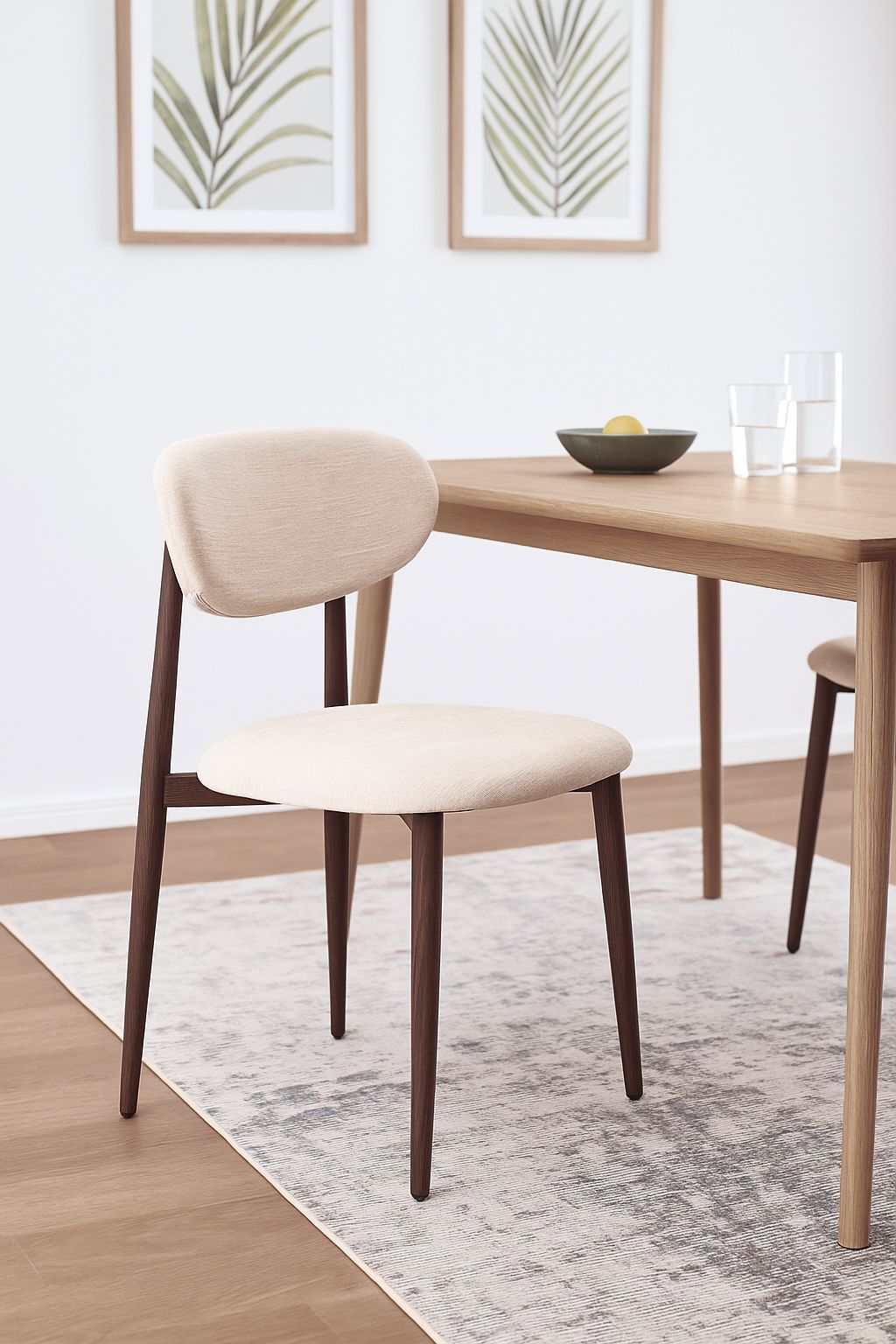 
"Japandi" Design Chair - Tan